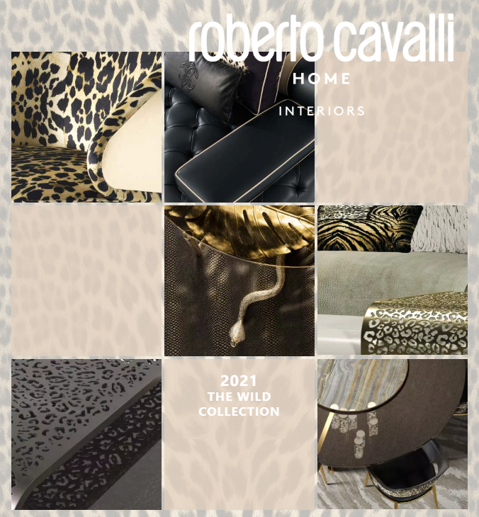 「全网首发」绚丽奢华！Roberto Cavalli Home新品狂野来袭