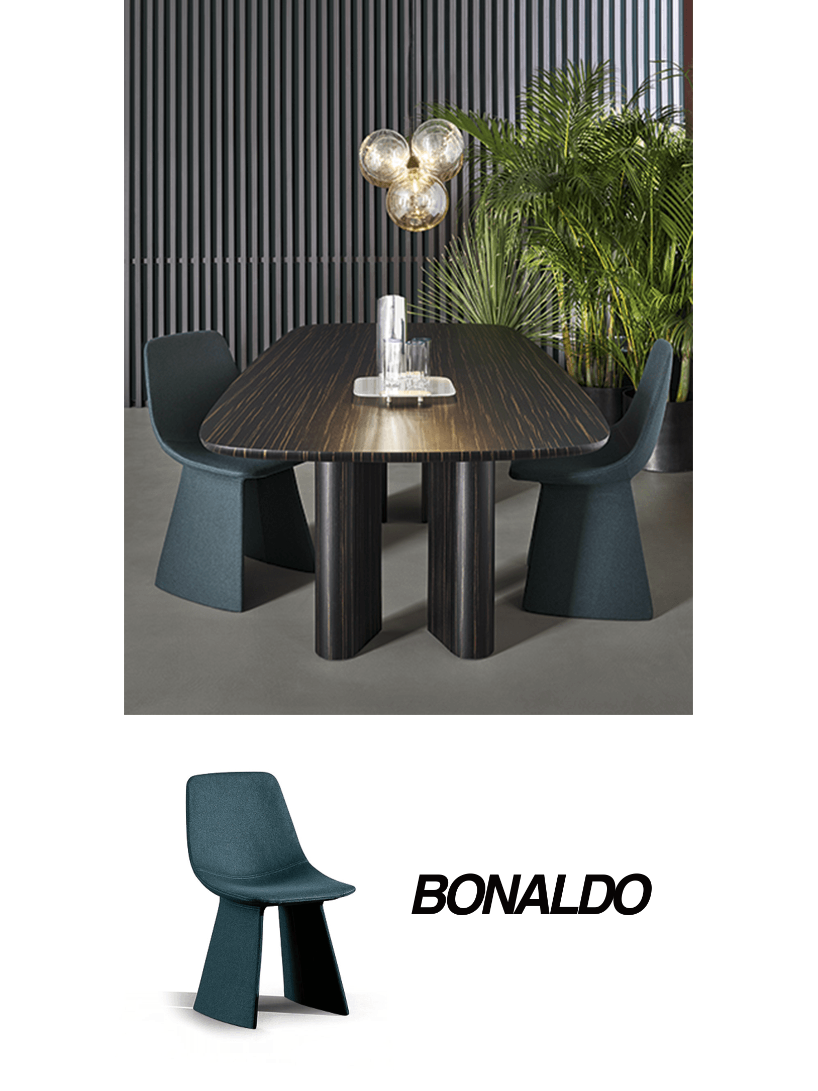 Bonaldo Agea餐椅，一把神仙颜值的餐椅！