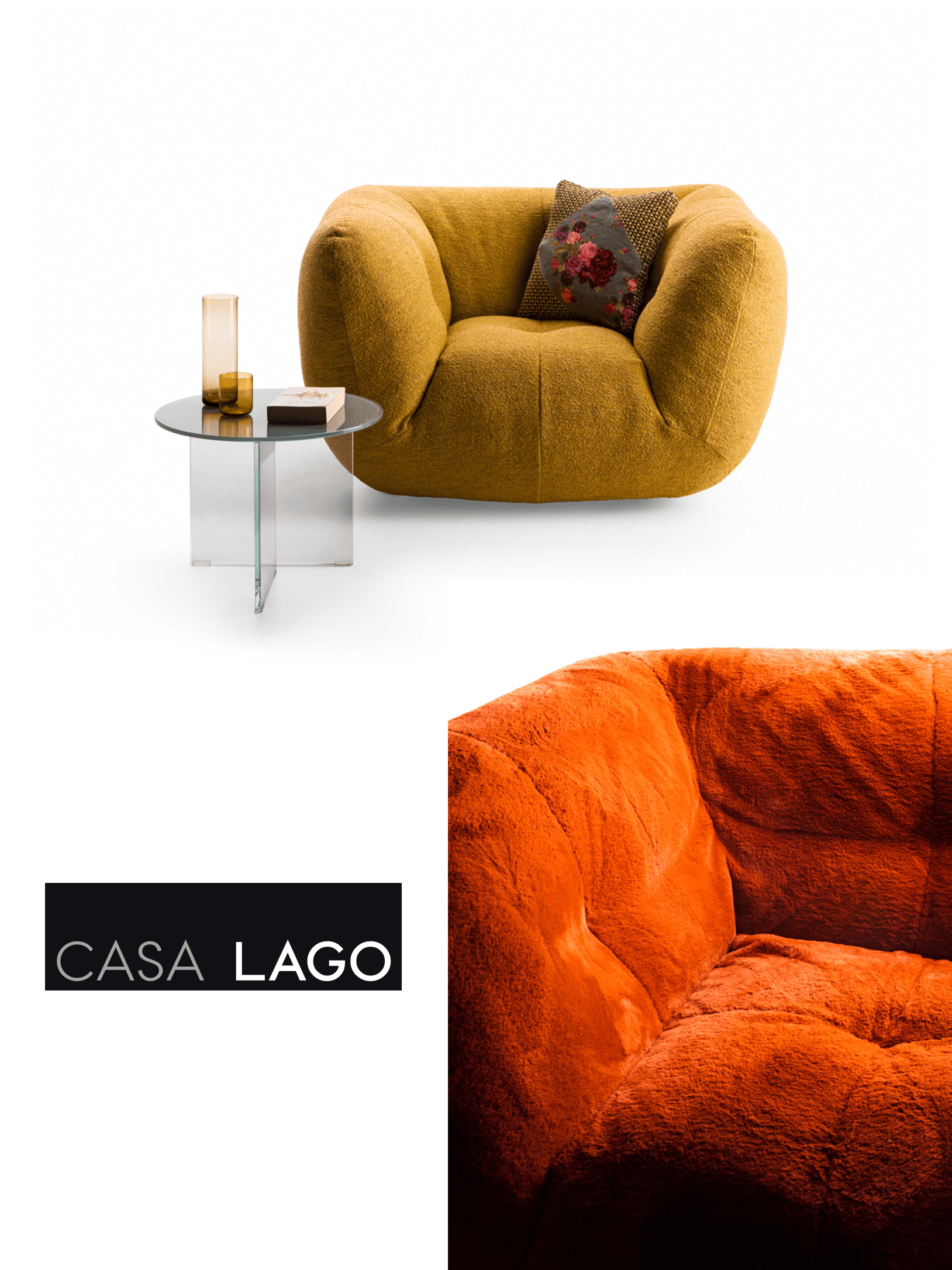 LAGO的这几款进口沙发，外形超可爱，坐感超舒服！