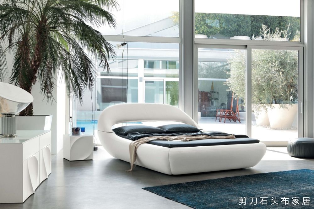 进口家具品牌Tonin Casa这款Sleepy床，未来感爆棚！