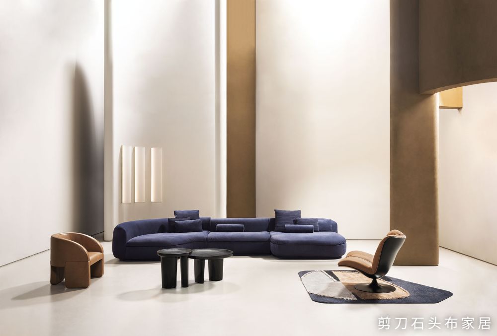 意大利进口家具品牌BAXTER这款皮沙发，高级感爆棚！