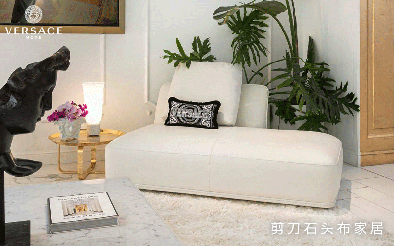 意大利VERSACE HOME进口贵妃椅_剪刀石头布家居