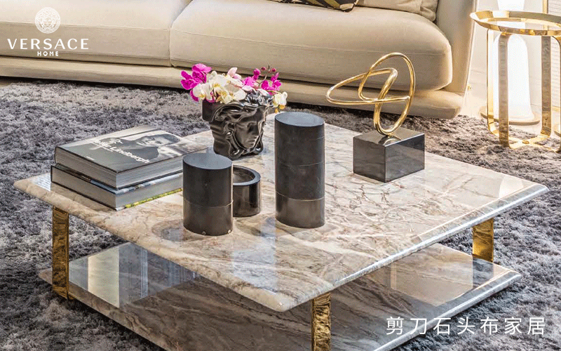 意大利VERSACE HOME进口茶几_剪刀石头布家居