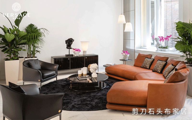意大利VERSACE HOME进口沙发_剪刀石头布家居