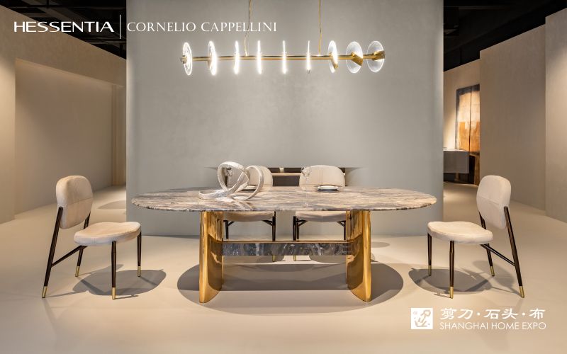 HESSENTIA|CORNELIO CAPPELLINI椭圆餐桌/餐椅