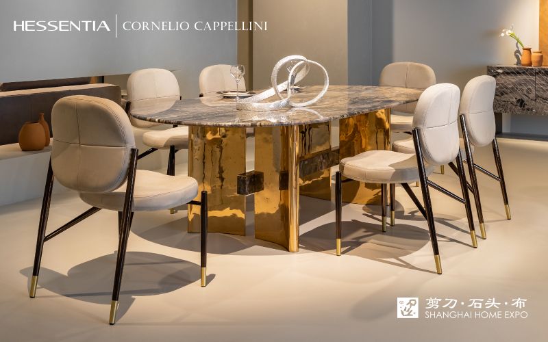 HESSENTIA|CORNELIO CAPPELLINI椭圆餐桌/餐椅