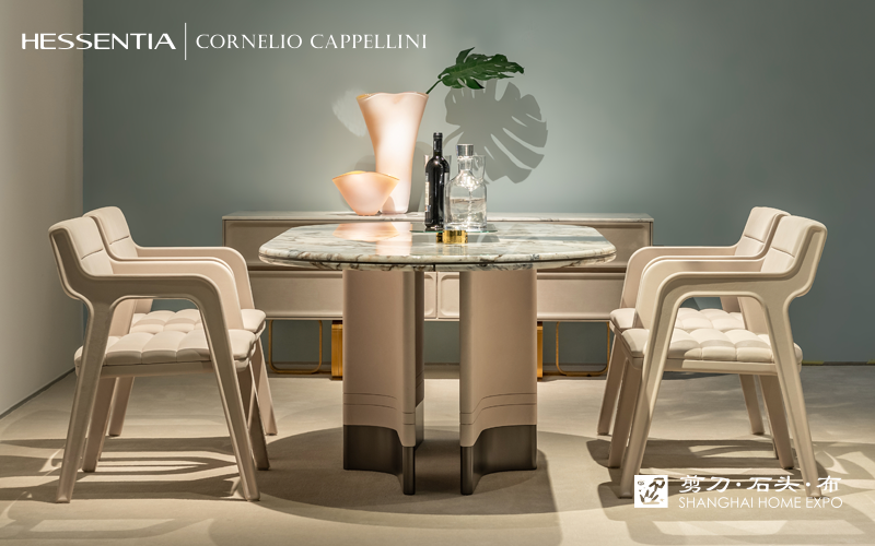 HESSENTIA|CORNELIO CAPPELLINI椭圆餐桌/餐椅