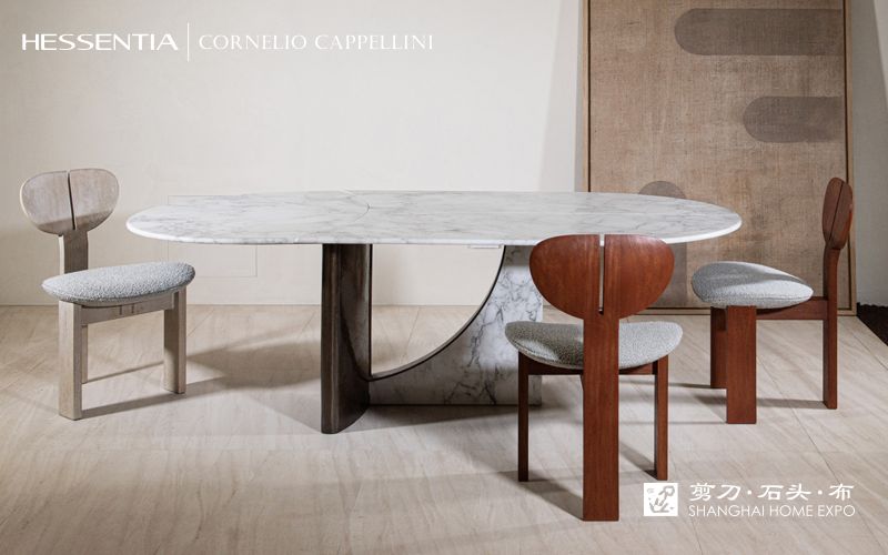 HESSENTIA|CORNELIO CAPPELLINI椭圆餐桌/餐椅
