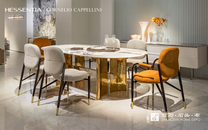 HESSENTIA|CORNELIO CAPPELLINI椭圆餐桌/餐椅
