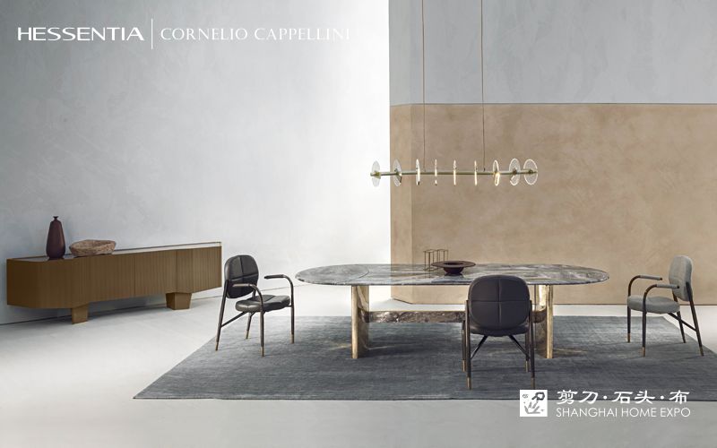 HESSENTIA|CORNELIO CAPPELLINI椭圆餐桌/餐椅