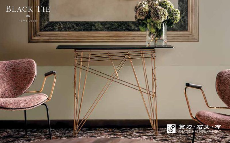 BLACK TIE玄关几/休闲椅