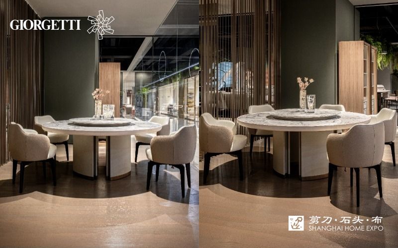 GIORGETTI圆餐桌/餐椅