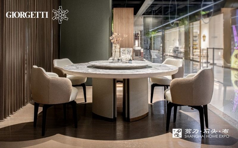 GIORGETTI圆餐桌/餐椅